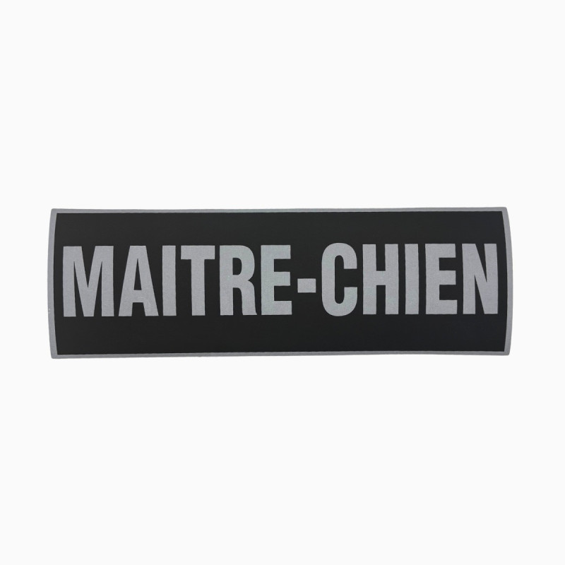 Bandeau ID MAITRE-CHIEN Fond Noir - Patrol Equipement