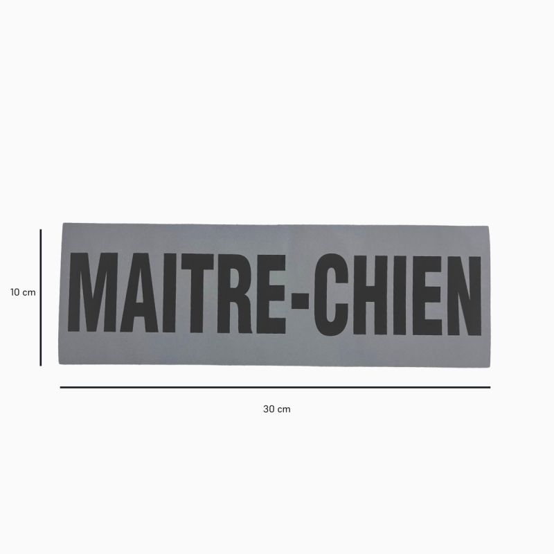 Bandeau ID Maitre chien Fond Gris - Patrol Equipement