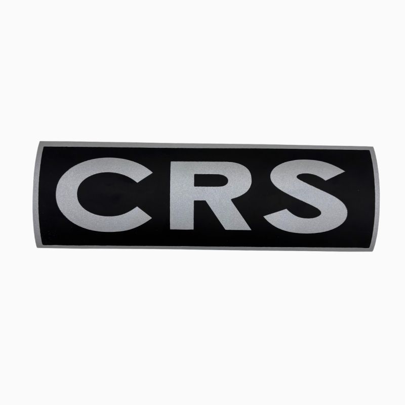 Bandeau rétro-réfléchissant CRS – Fond noir – Plusieurs tailles