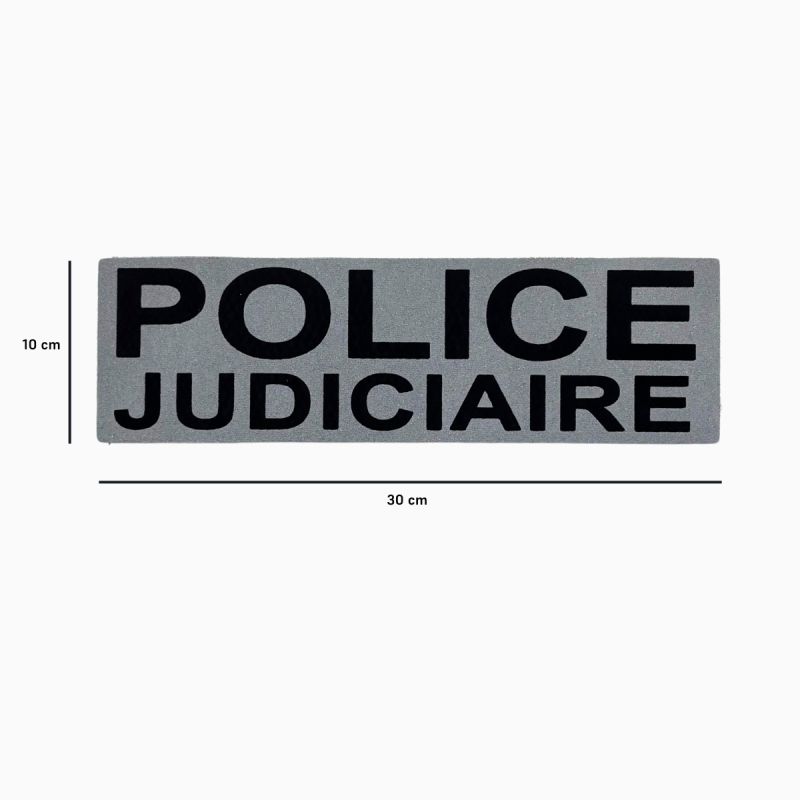 Bandeau ID POLICE JUDICIAIRE rétro-réfléchissant - Patrol Equipement