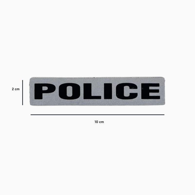 Bandeau ID Police Fond Gris - Patrol Equipement