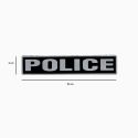 Bandeau ID Police Fond Noir - Patrol Equipement