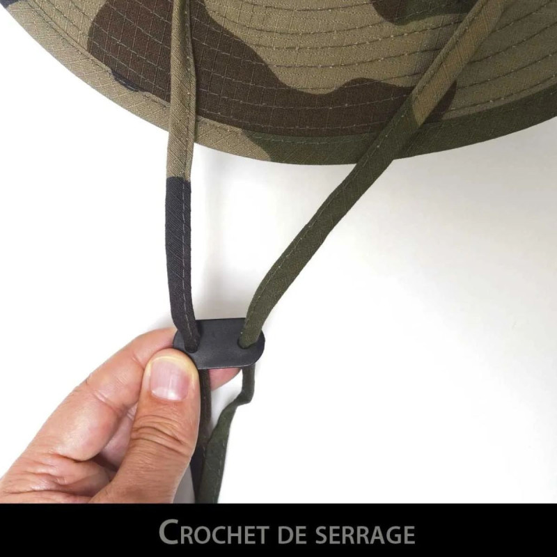 Chapeau militaire camouflage CE – Déperlant & Ripstop