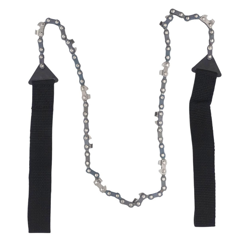 Scie de survie Opex – Chaîne 60 cm acier 65Mn avec poignées