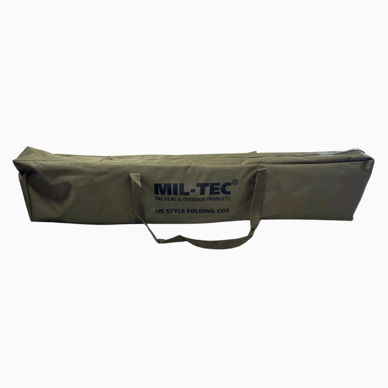 Lit de camp militaire US – Aluminium léger avec sac de transport