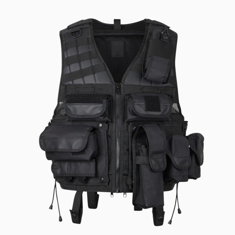 Chasuble d'Intervention Modulable Noire - GK PRO