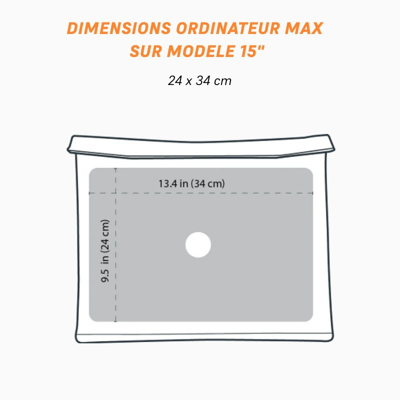 Pochette Faraday GoDark pour ordinateur – Blocage EMP & Wi-Fi