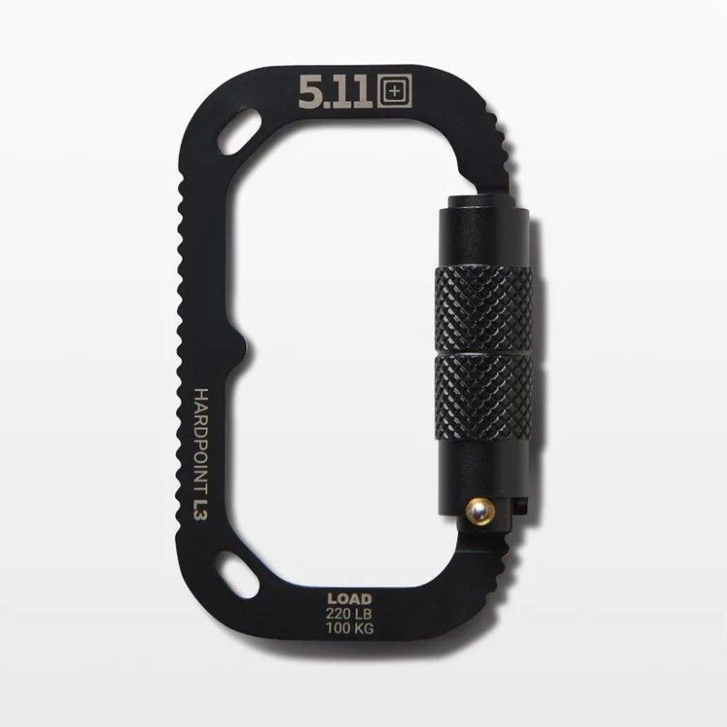 Mousqueton Hardpoint L3 Locking – Acier inox, verrou sécurisé