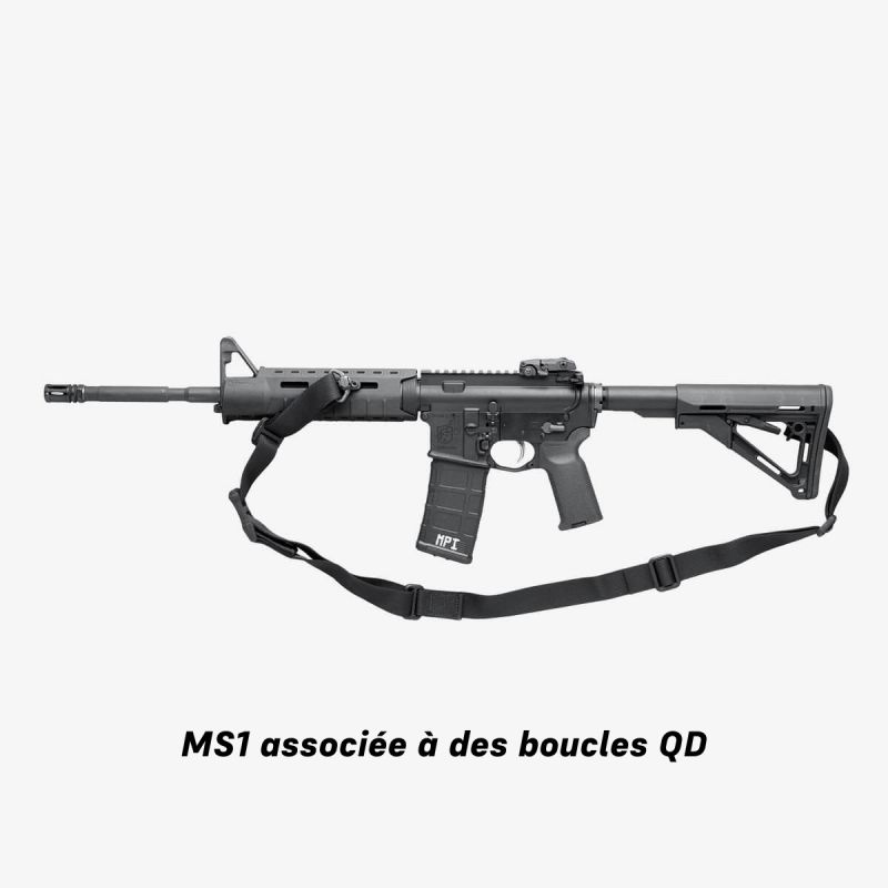 Sangle Magpul MS1 — Réglage rapide et montage modulable.