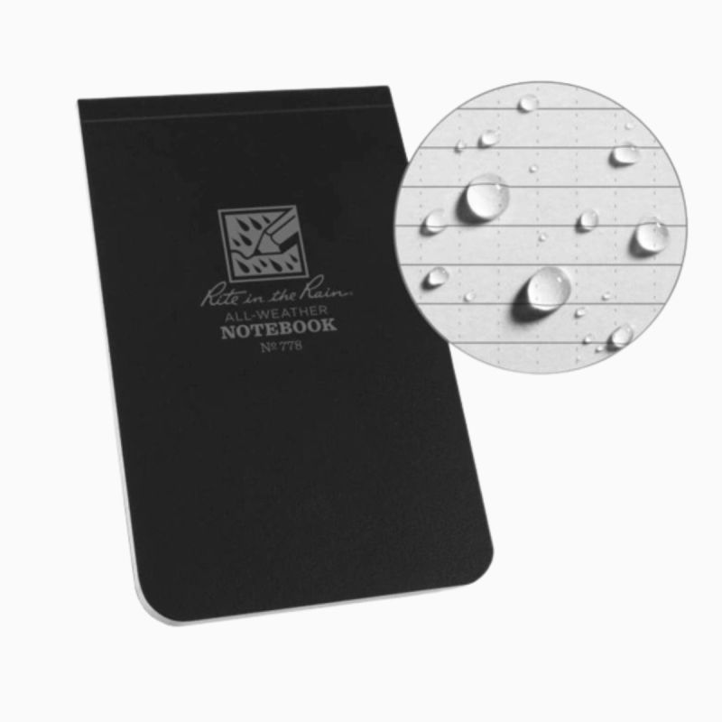 Bloc-notes étanche souple 8x13 cm Rite in the Rain – Carnet waterproof