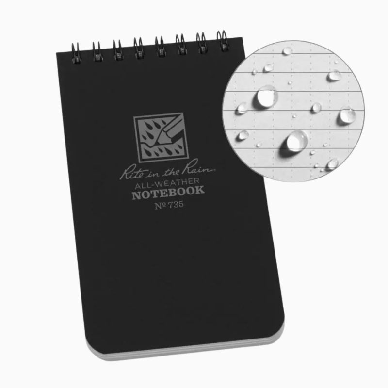 Bloc-notes waterproof 8×13 cm Top Spiral – Rite in the Rain 435