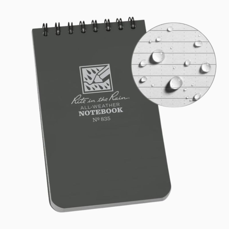 Bloc-notes waterproof 8×13 cm Top Spiral – Rite in the Rain 435