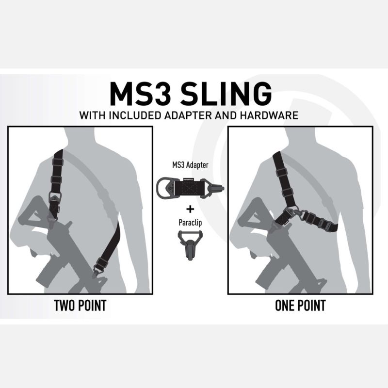 Sangle MS3 Gen2 Magpul – Sling multi-mission modulaire