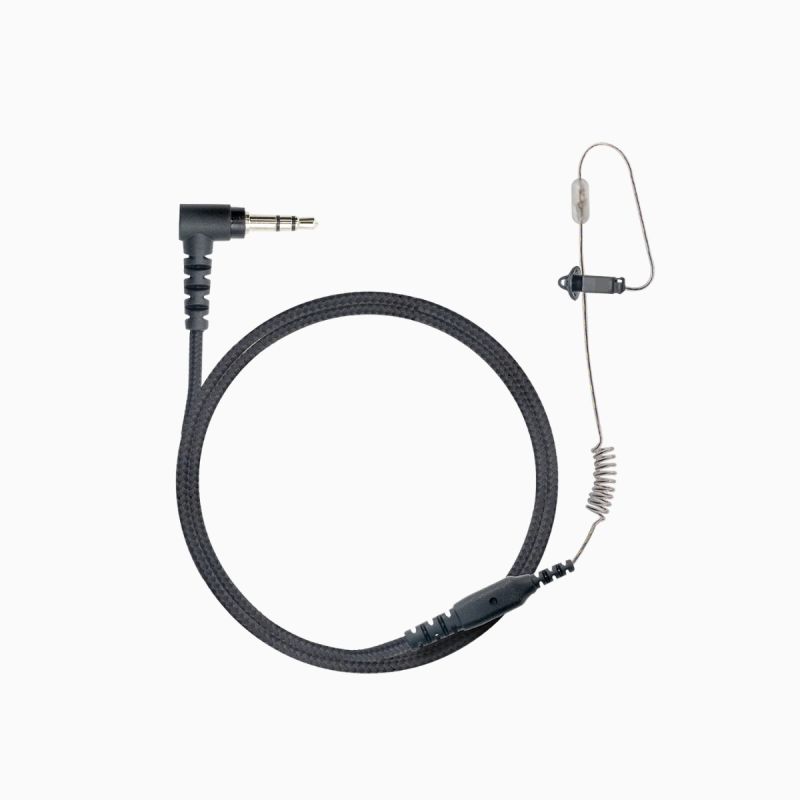 Oreillette radio discrète N-ear 360™ Original câble tressé | Usage pro