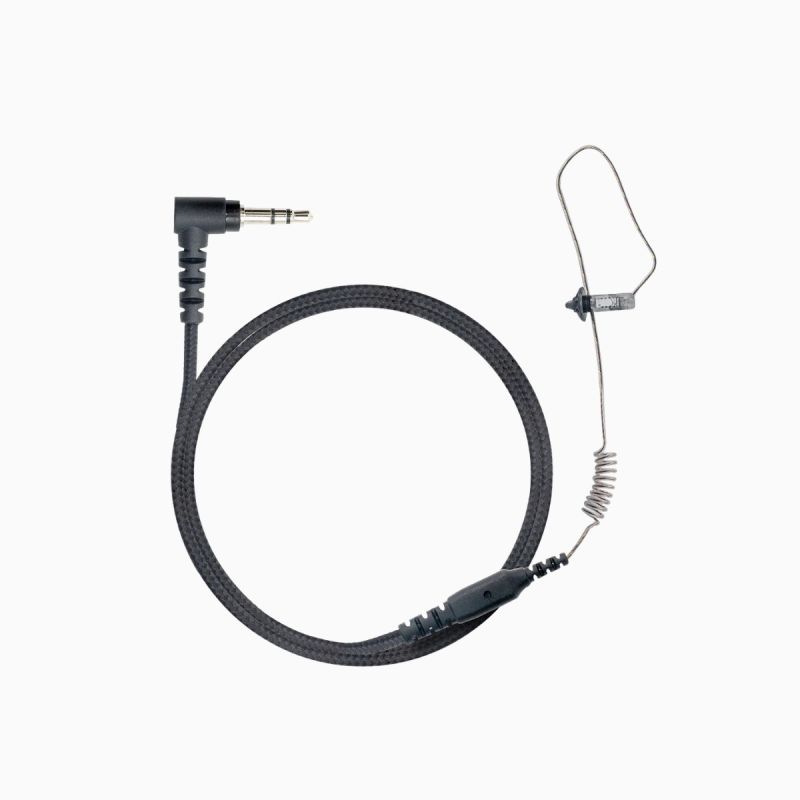 Oreillette radio ambidextre N-ear 360™ Flexo câble tressé | Usage pro.