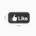Like Facebook Moral patch PVC velcro | Jacket To Go