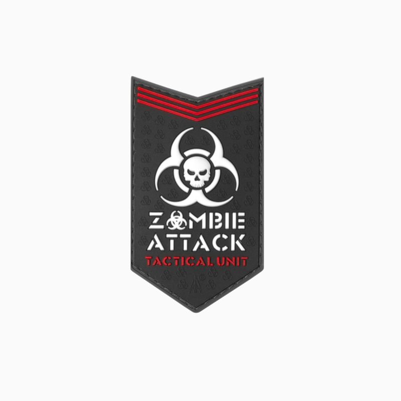 Zombie Attack Moral patch PVC velcro| Jackets To Go