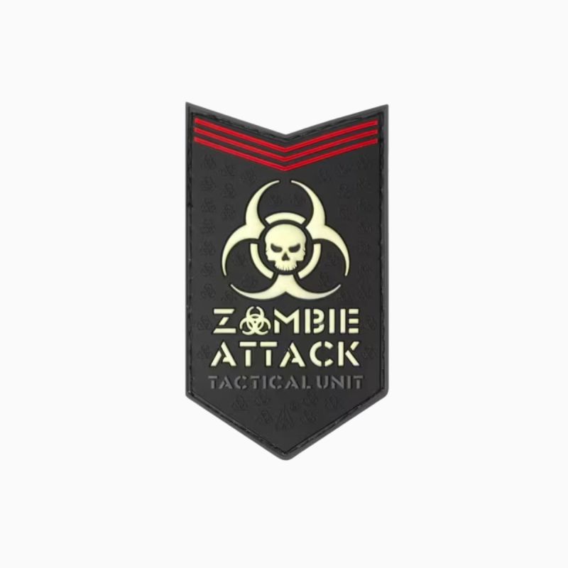 Zombie Attack Moral patch PVC velcro| Jackets To Go