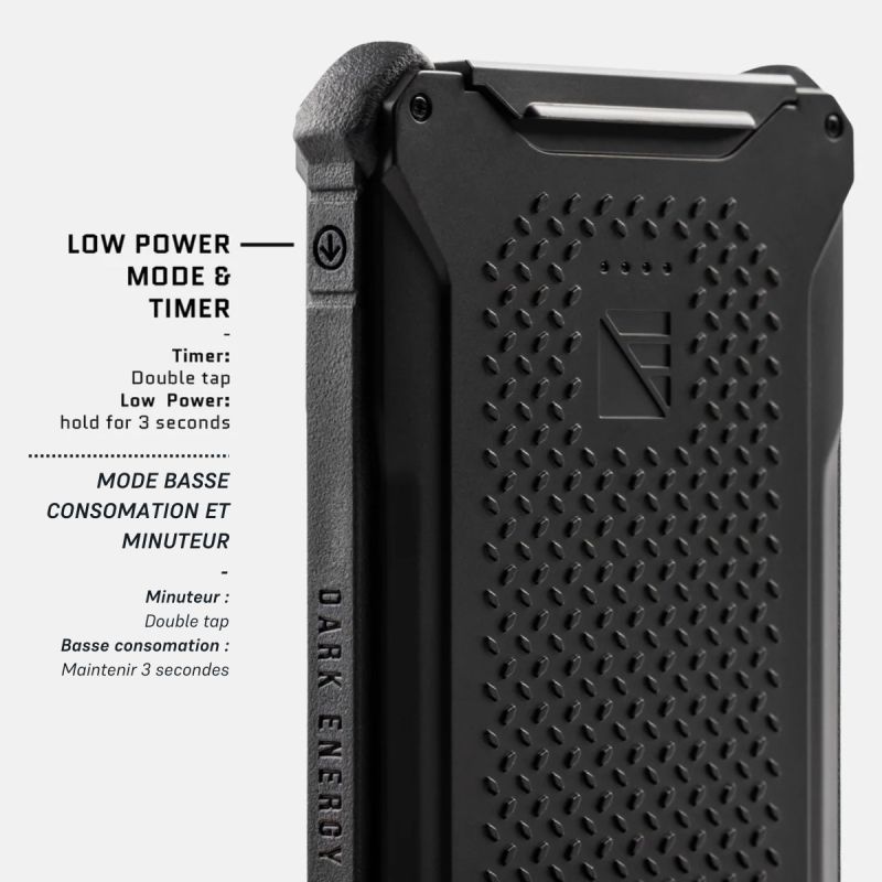 Batterie externe tactique étanche Poseidon Pro 10 000 mAh Dark Energy