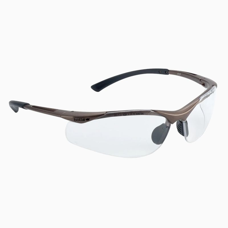 Lunettes de protection Bollé CONTOUR | Verres clair, fumé ou ESP.