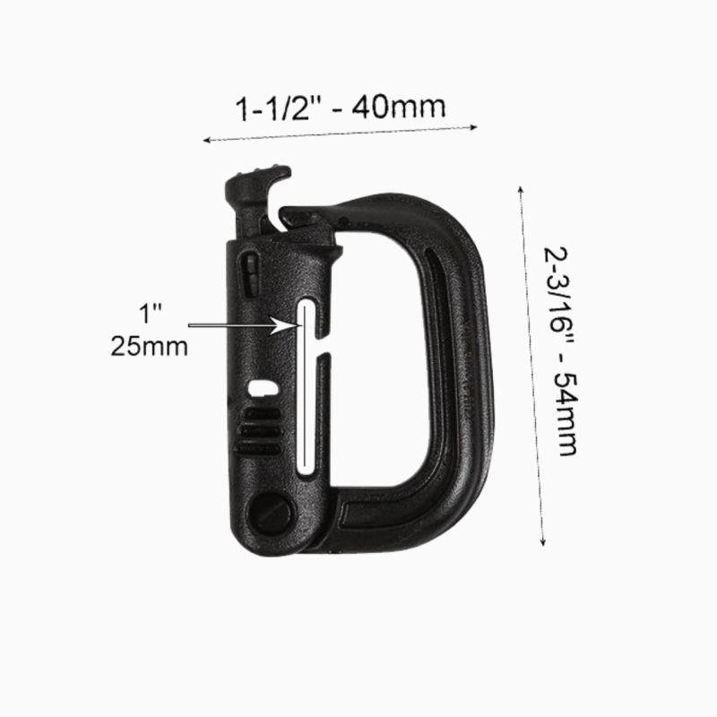 Mousqueton Grimloc ITW Nexus – Mousqueton tactique léger MOLLE.