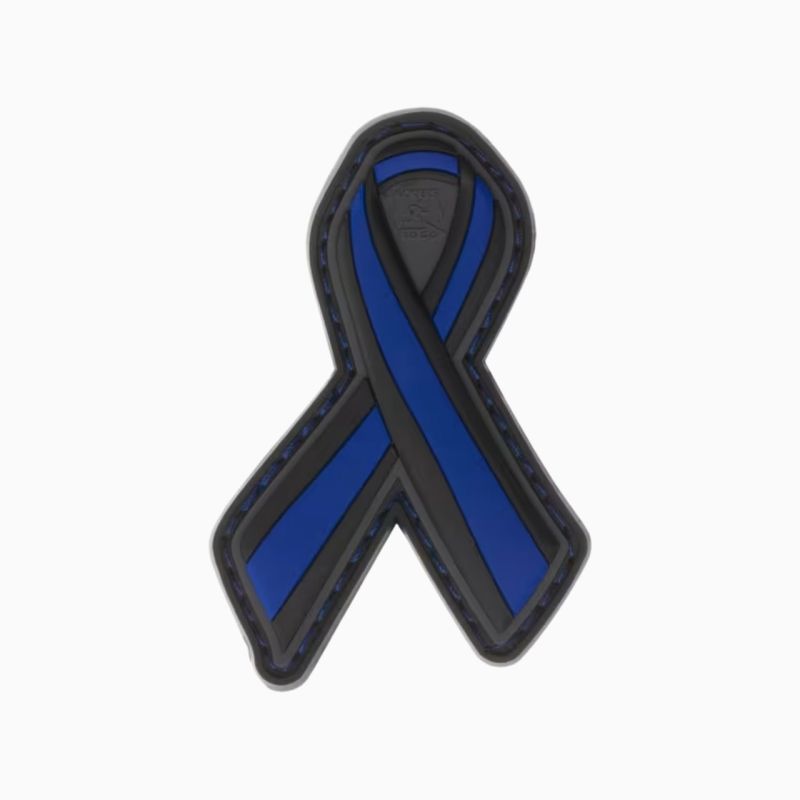 Ruban Thin Blue Line – Moral patch PVC velcro | Jacket To Go