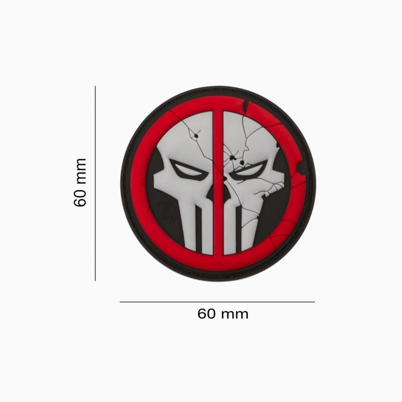 Deathpool Skull – Moral patch PVC velcro | Jacket To Go