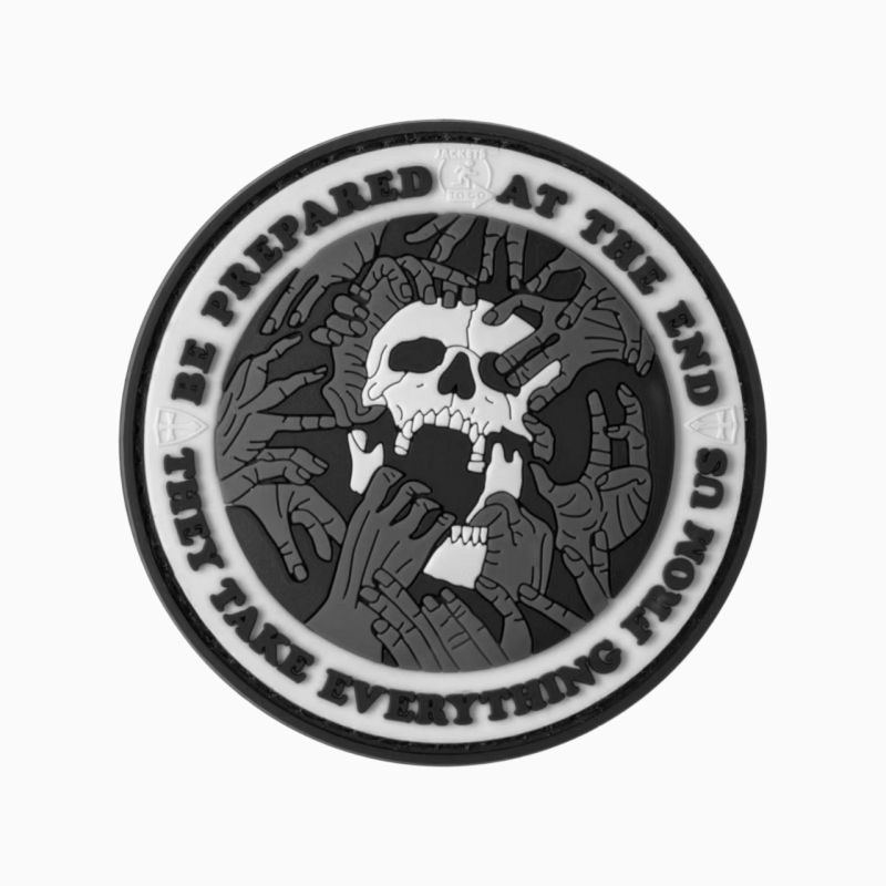 At the End – Moral patch PVC velcro | Jacket To Go