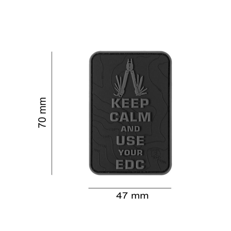 Keep Calm EDC – Moral patch PVC velcro | Jacket To Go
