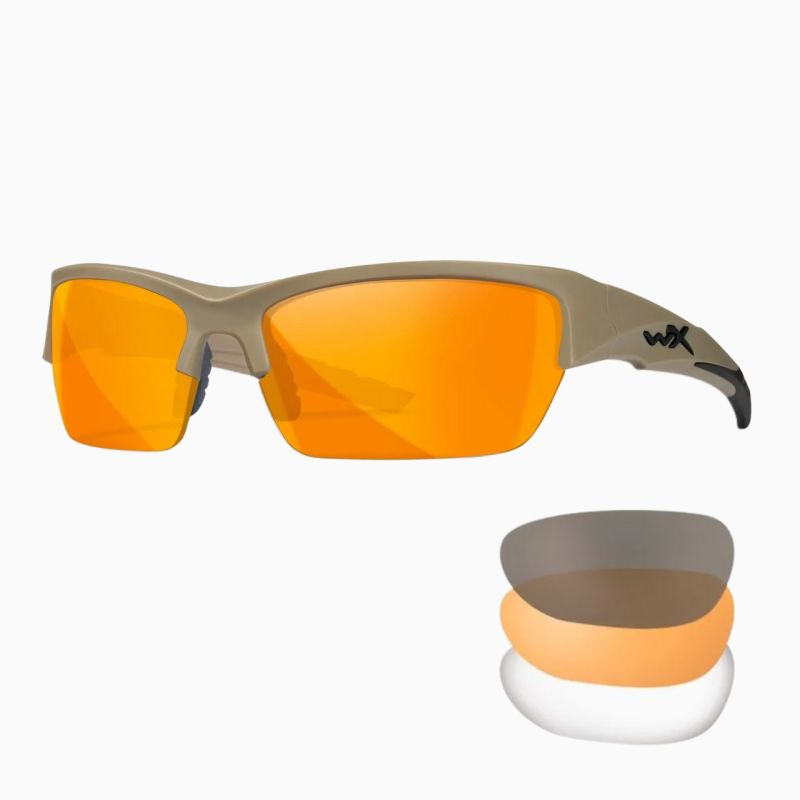 Lunettes Wiley X VALOR balistiques – ANSI Z87.1 & MIL-PRF-32432A.