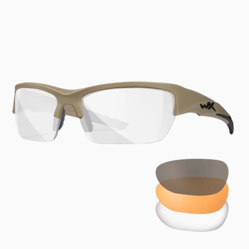 Lunettes Wiley X VALOR balistiques – ANSI Z87.1 & MIL-PRF-32432A.