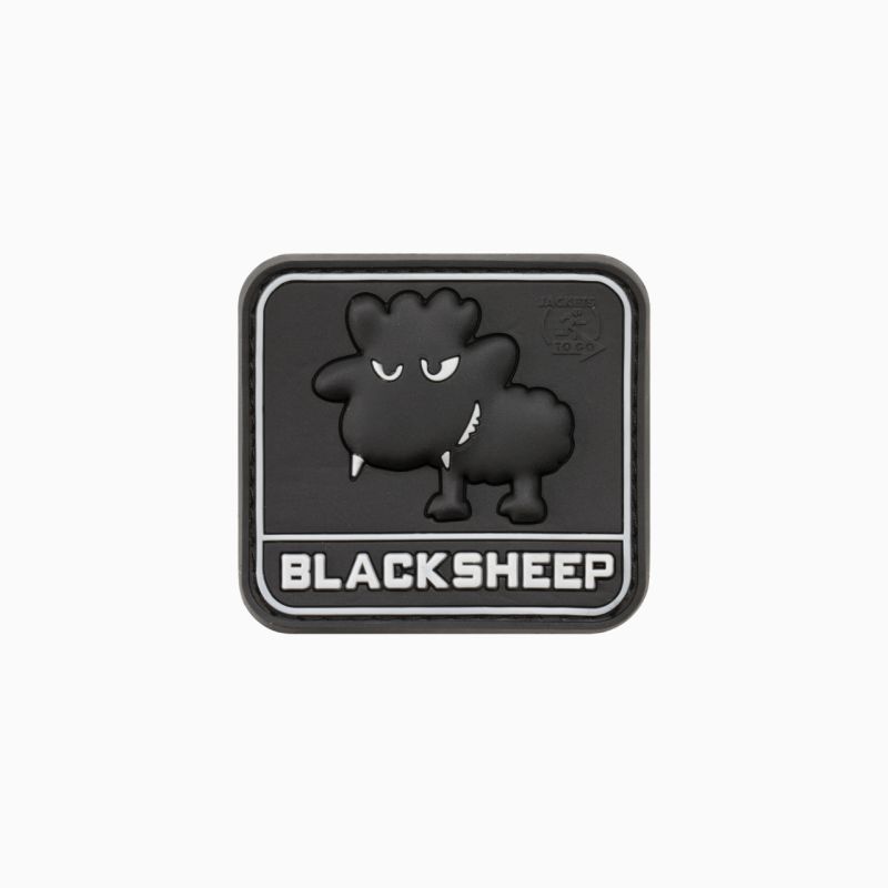 Little Black Sheep – Moral patch PVC velcro | Jacket To Go