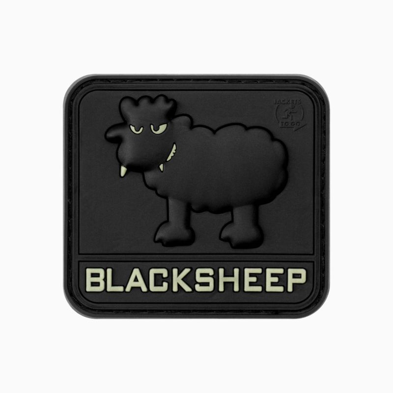 Black Sheep – Moral patch PVC velcro | Jacket To Go