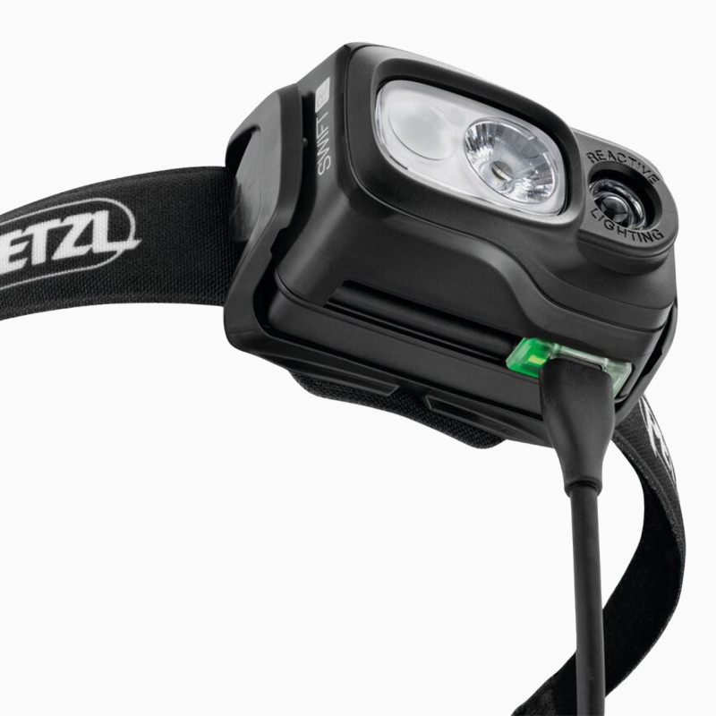 Lampe frontale Petzl Swift RL 1100 lumens – REACTIVE LIGHTING®.