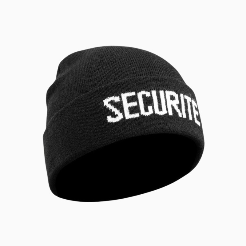Bonnet noir sécurité TOE | Bonnet tactique chaud et discret