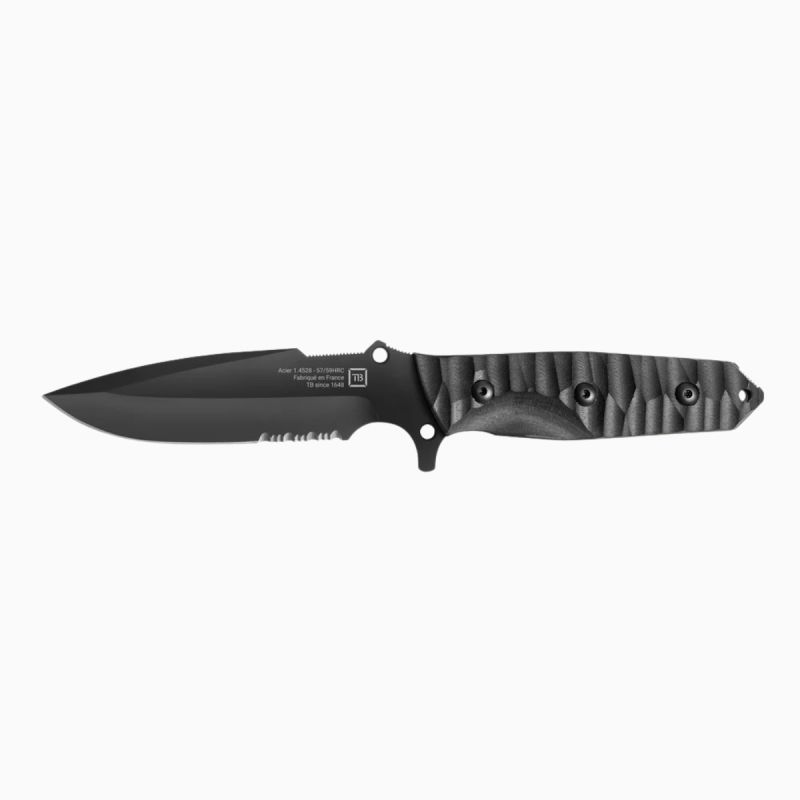 Couteau survie Maraudeur - G10 serration - TB Outdoor