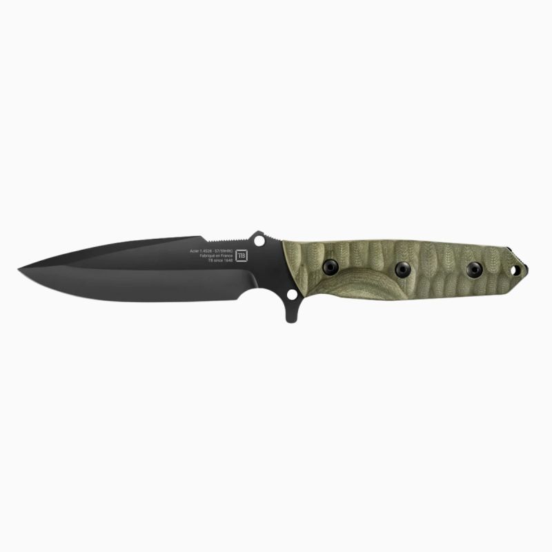 Couteau Maraudeur G10 lame lisse - TB Outdoor - survie