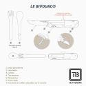 Couteau Bivouac® TB Outdoor – Set couverts militaire FR