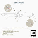 Kit Couteau Vengeur TB Outdoor – Rescue Knife militaire ALAT