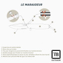 Couteau survie Maraudeur - G10 serration - TB Outdoor