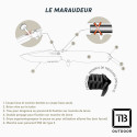 Couteau Maraudeur TB Outdoor lame lisse paracord survie