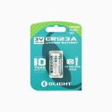 Pile CR123A Olight 1600mAh 3V pour lampe tactique