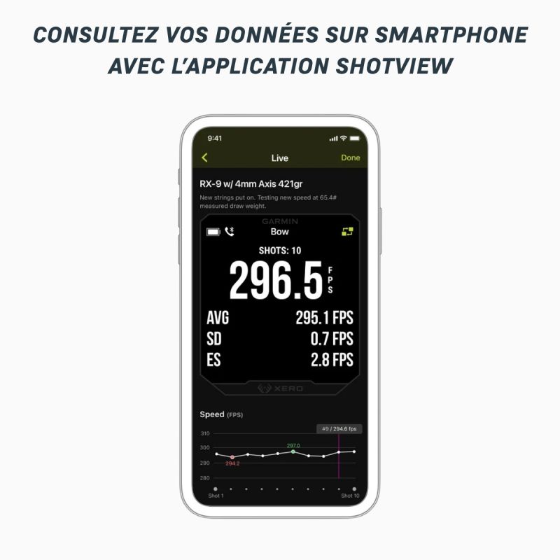 Chronographe Xero® C2 Pro Garmin | Chronographe balistique