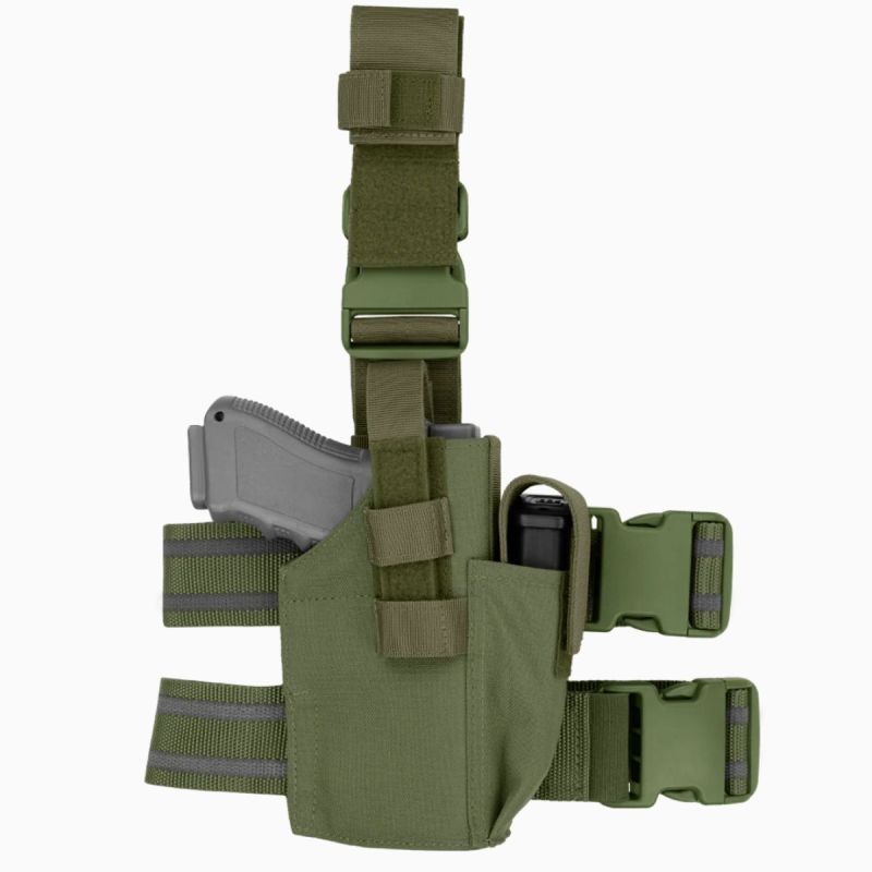 Holster de cuisse PA tactique et sa pochette intégrée - Condor Outdoor