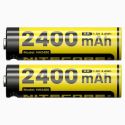 Pack de 2 piles AA Nitecore NH2400DUAL – 2 400 mAh – USB-C