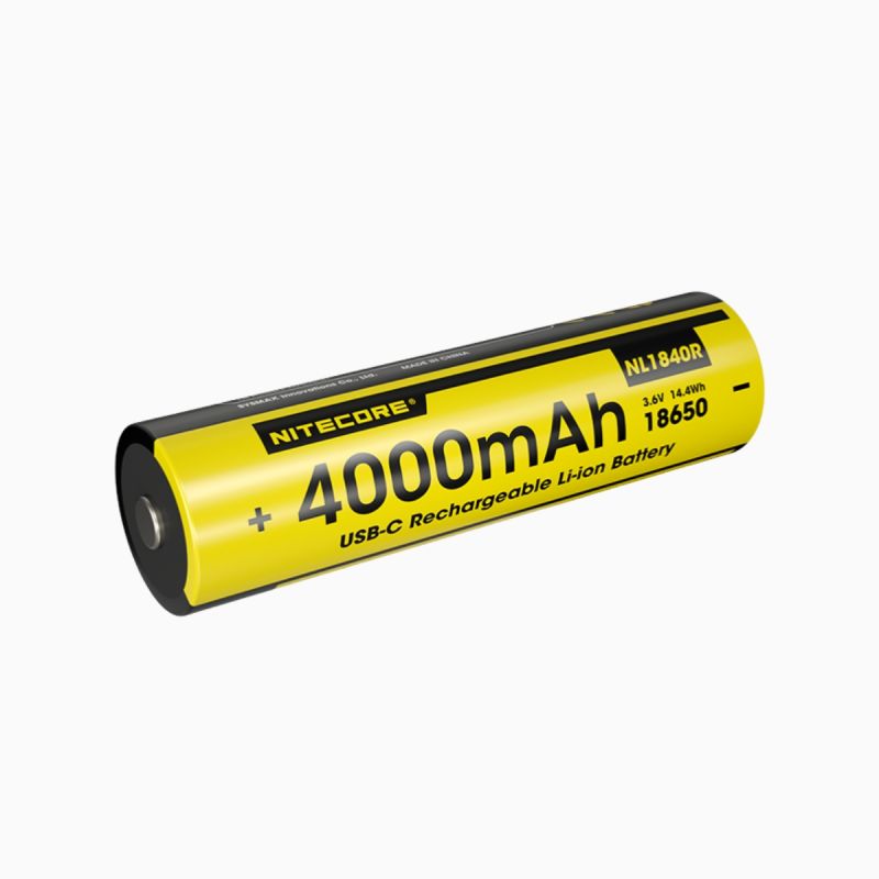Accu Nitecore NL1840R – 18650 – 4 000 mAh – USB-C