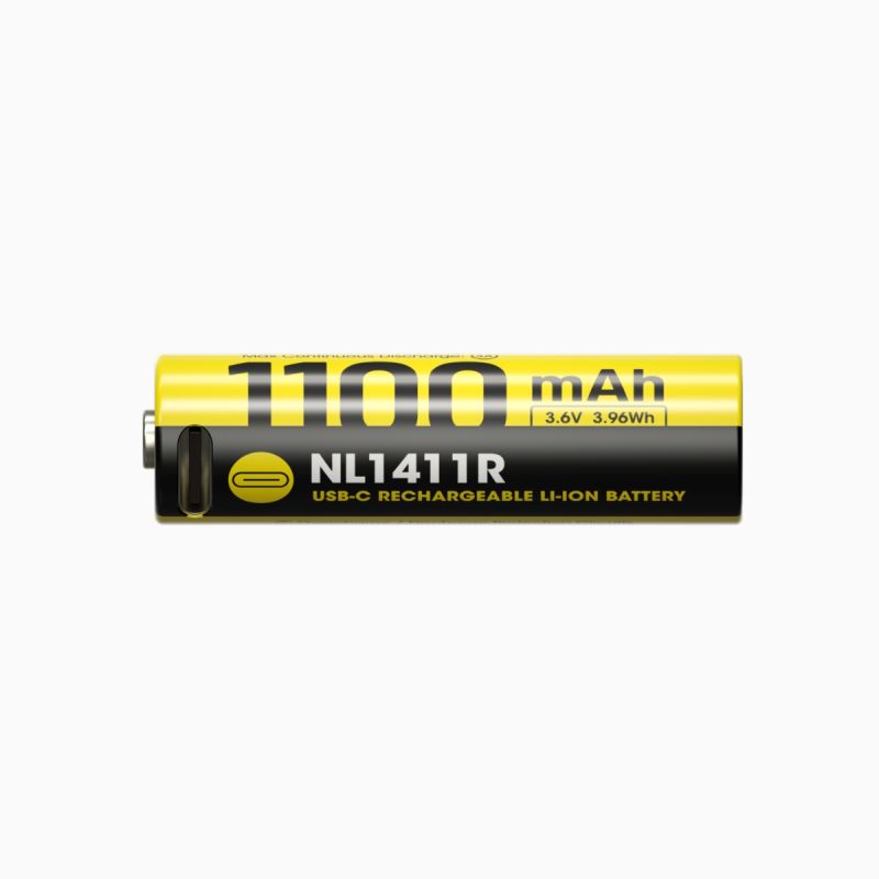 Accu Nitecore NL1411R – 14500 – 1 100 mAh – USB-C
