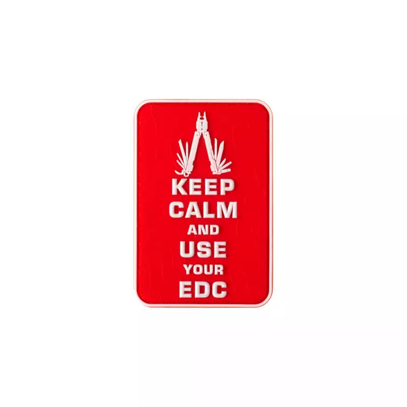 Patch Keep Calm EDC Rouge