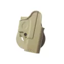 Holster Rigide LV1 GK1 Glock 17/19/19X/25/26/27/28/31/32/36/45 Gen4/5 Droitier Tan