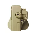 Holster Rigide LV2 Glock 19/19X/23/25/28/32/45 Gen4/5 Gaucher Tan